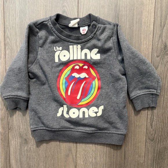 H&M Rolling Stones Baby Vintage Look Graphic Sweatshirt - Picture 3 of 5
